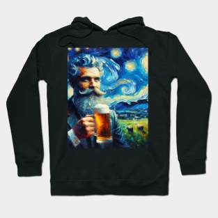 Irish Man at Starry Night Hoodie